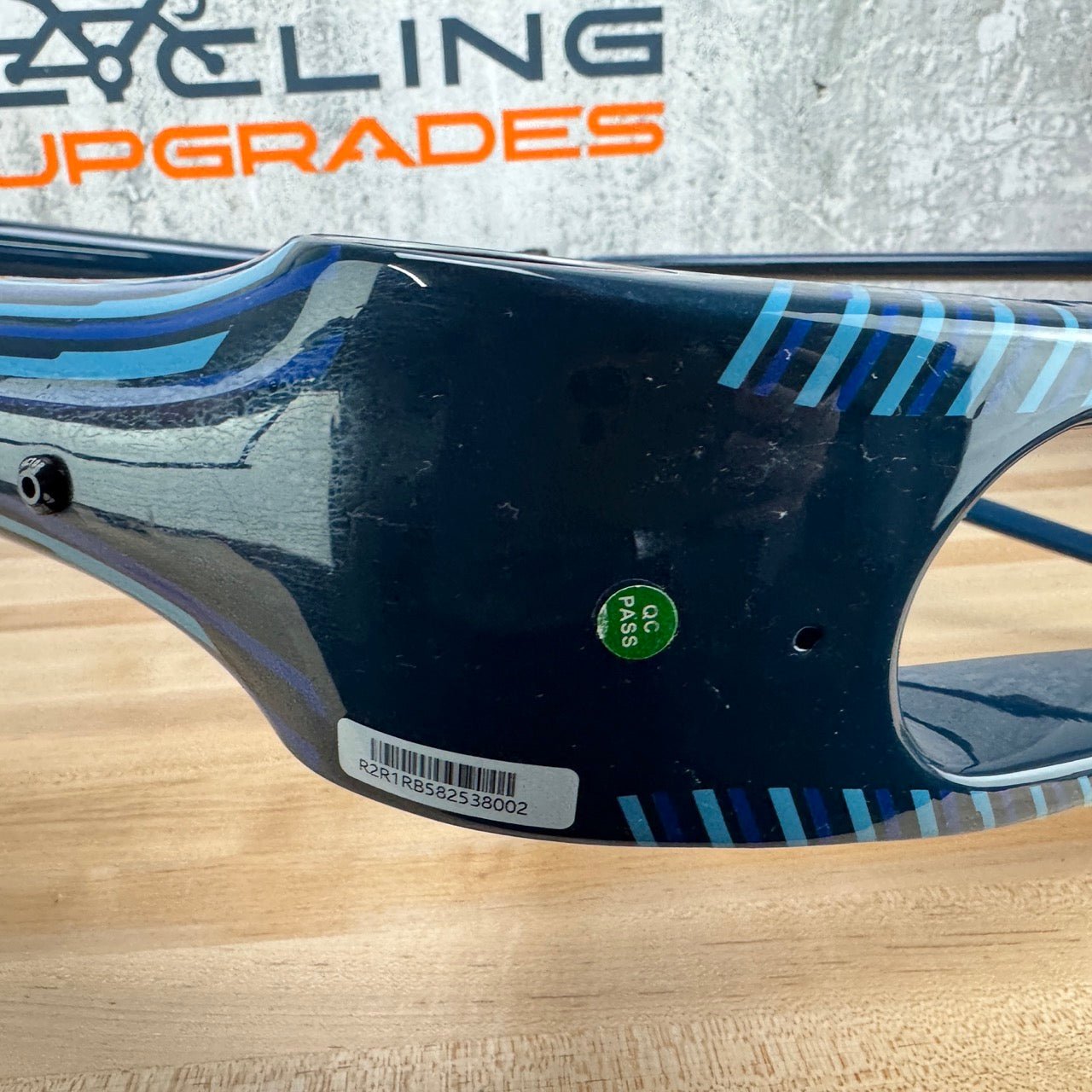 Low Mile! 2025 Factor Aluto Raptor Blue UDH 58cm Carbon Disc Frameset 700c 2533g