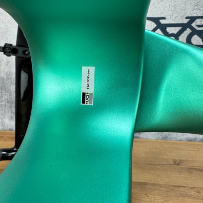 Low Mile! 2025 Factor Monza 54cm Carbon UDH Disc Frameset 700c Steel Green 2632g