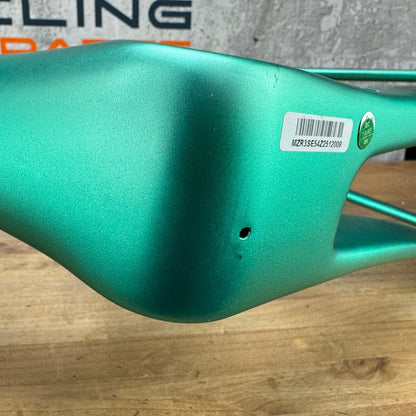 Low Mile! 2025 Factor Monza 54cm Carbon UDH Disc Frameset 700c Steel Green 2632g