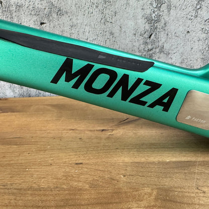 Low Mile! 2025 Factor Monza 54cm Carbon UDH Disc Frameset 700c Steel Green 2632g