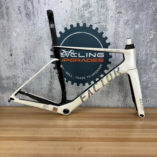 Low Mile! 2025 Factor Ostro VAM 54cm Carbon Disc Frameset 700c 1880g