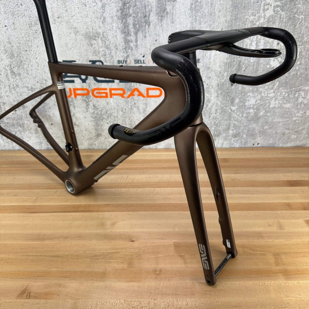 Low Mile! 2026 Enve Fray Toffee Brown 47cm Carbon Disc Frameset 700c 2202g