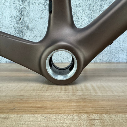 Low Mile! 2026 Enve Fray Toffee Brown 47cm Carbon Disc Frameset 700c 2202g