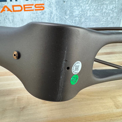 Low Mile! 2026 Enve Fray Toffee Brown 47cm Carbon Disc Frameset 700c 2202g