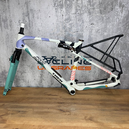 Low Mile 2026 Trek Checkout SL 7 M/L Carbon Gravel Frameset Era White/Blue Sage