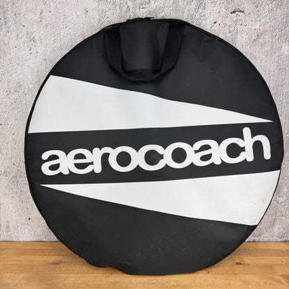 Low Mile! Aerocoach Aeox Zephyr 80mm Carbon Tubeless Disc Rear Wheel 700c 1045g