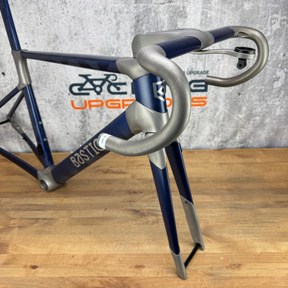 Low Mile! Bastion Archetype 54cm Carbon Titanium Disc Frameset 700c 3021g