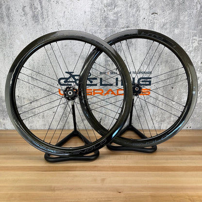 Low Mile! Campagnolo Bora WTO 45 Carbon Tubeless Disc Wheelset 700c 1576g