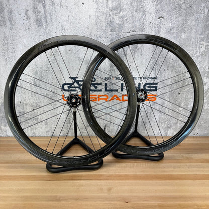 Low Mile! Campagnolo Bora WTO 45 Carbon Tubeless Disc Wheelset 700c 1576g