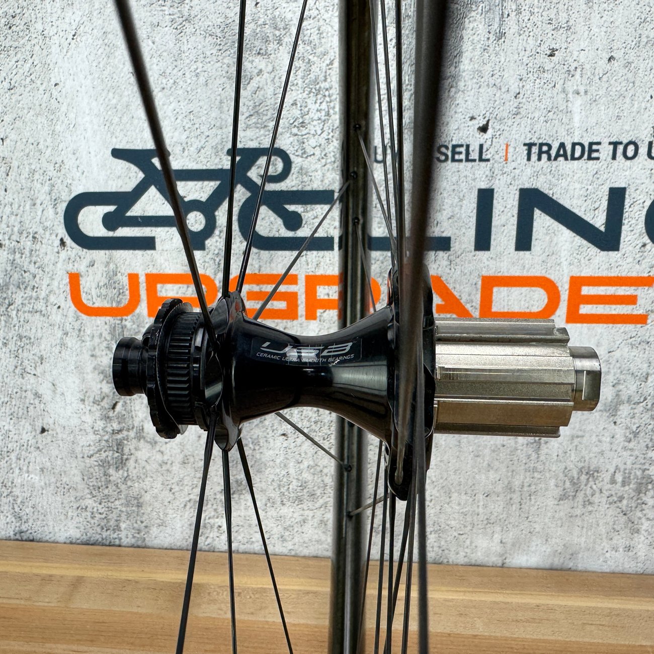 Low Mile! Campagnolo Bora WTO 45 Carbon Tubeless Disc Wheelset 700c 1576g