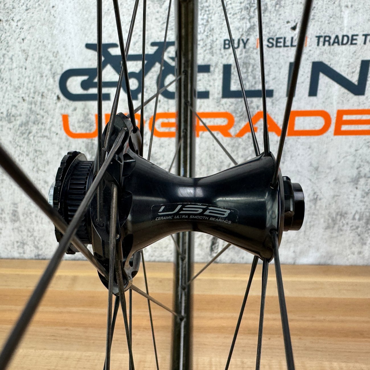 Low Mile! Campagnolo Bora WTO 45 Carbon Tubeless Disc Wheelset 700c 1576g