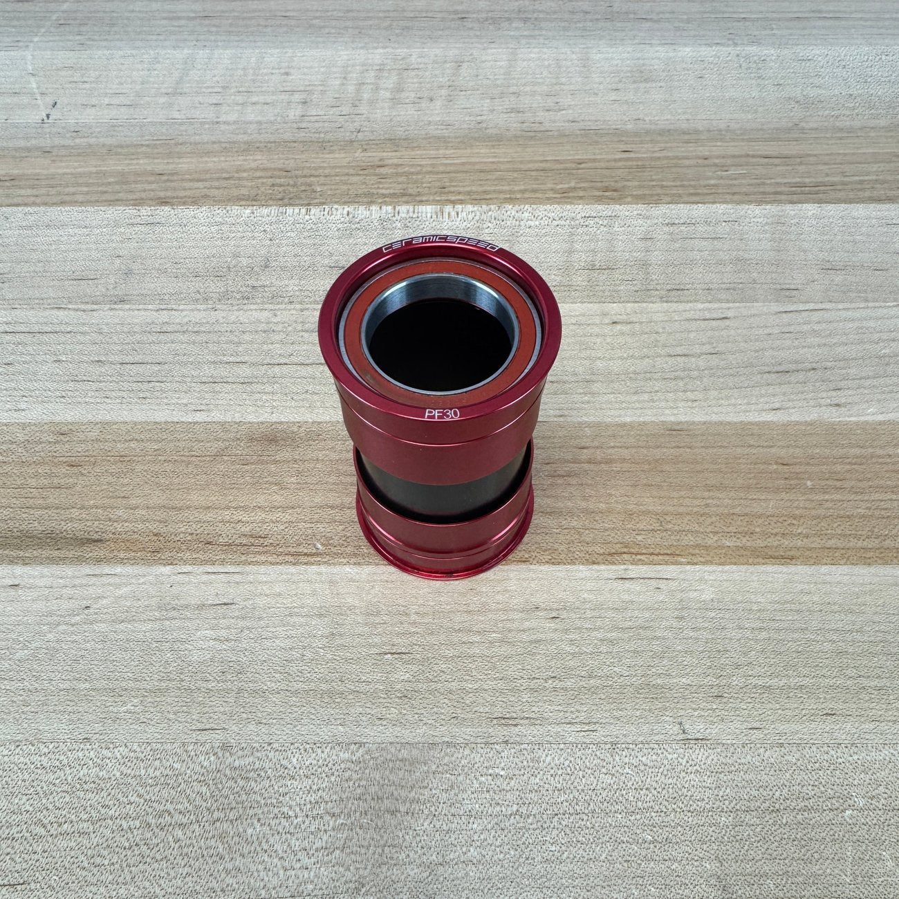 Low Mile! Ceramicspeed PF30 for 30mm Spindle Red Bike Bottom Bracket 94g