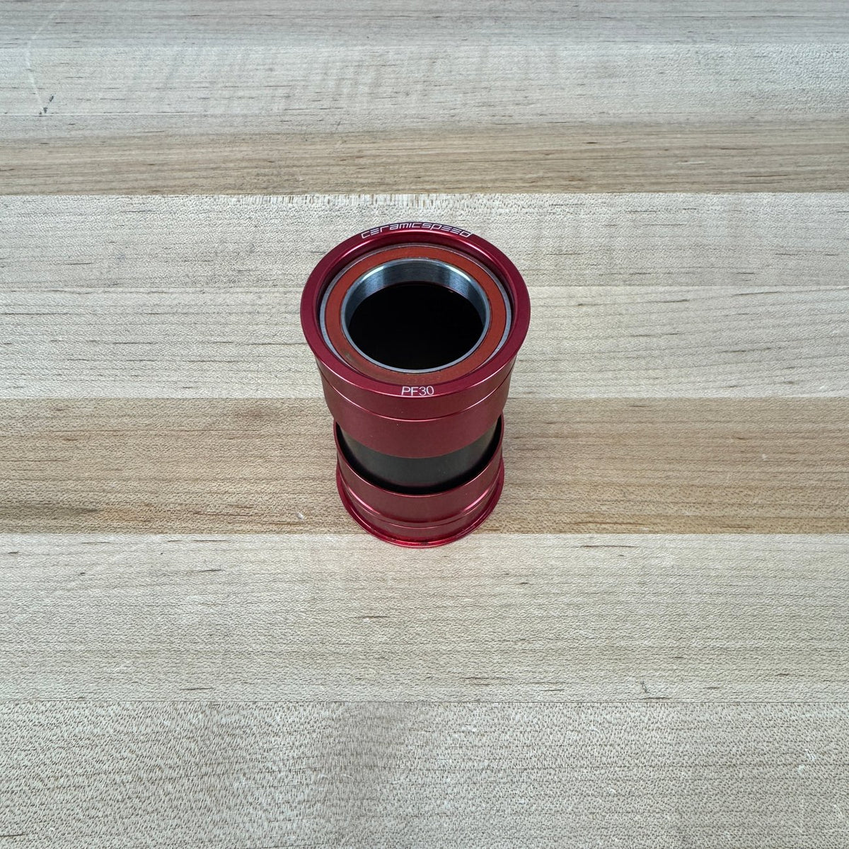 Low Mile! Ceramicspeed PF30 for 30mm Spindle Red Bike Bottom Bracket 94g