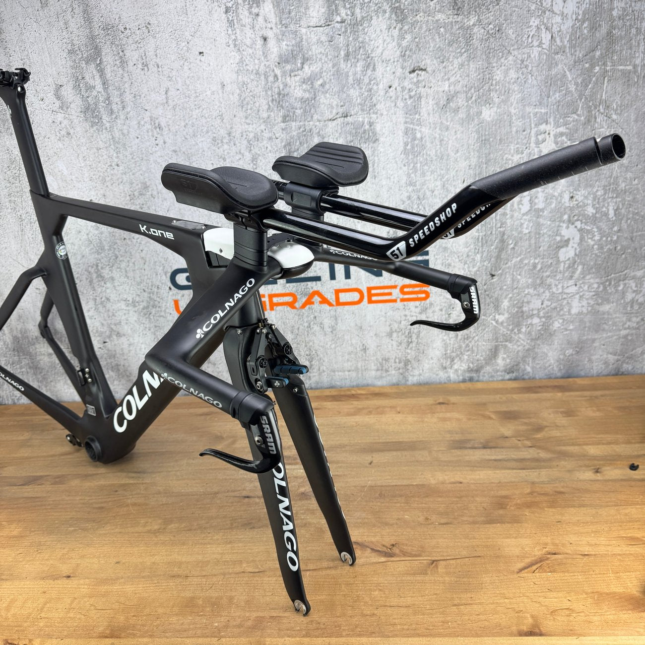 COLNAGO K.one ピストバイク　トラック　フレームセット Low Mile! Colnago K.One Small Rim Brake Carbon TT Frameset 700c