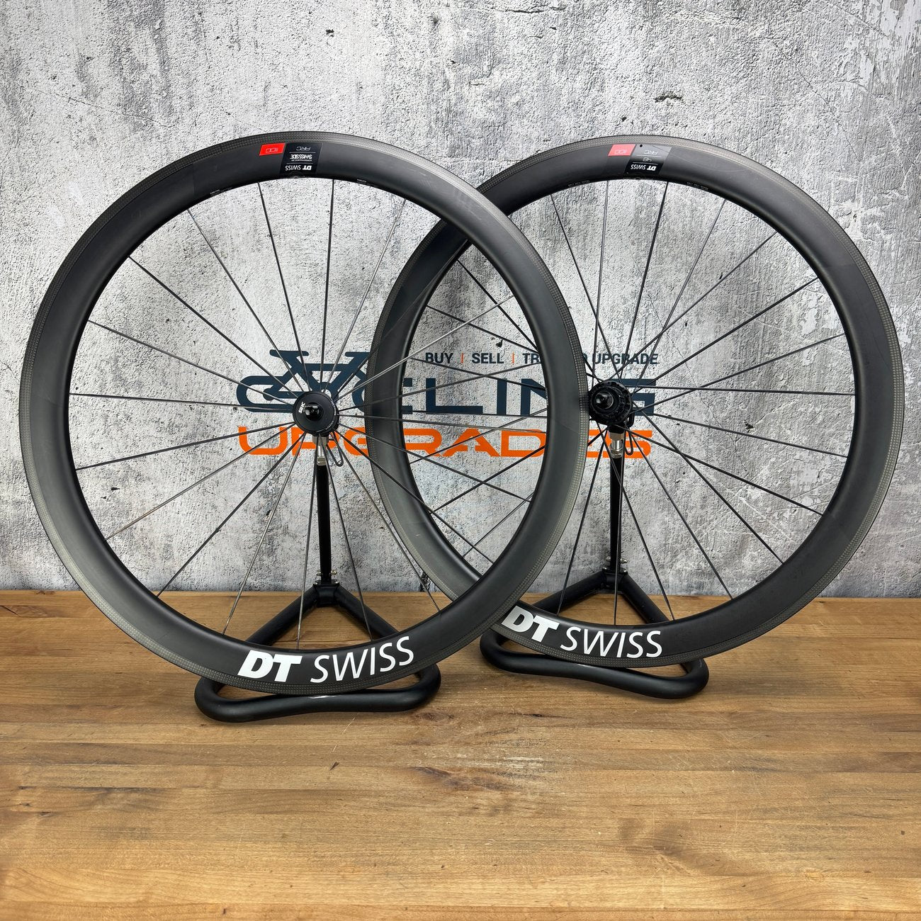 Low Mile! DT Swiss ARC 1100 Dicut 48mm Carbon Tubeless Wheelset Rim Brake 1540g DT 180