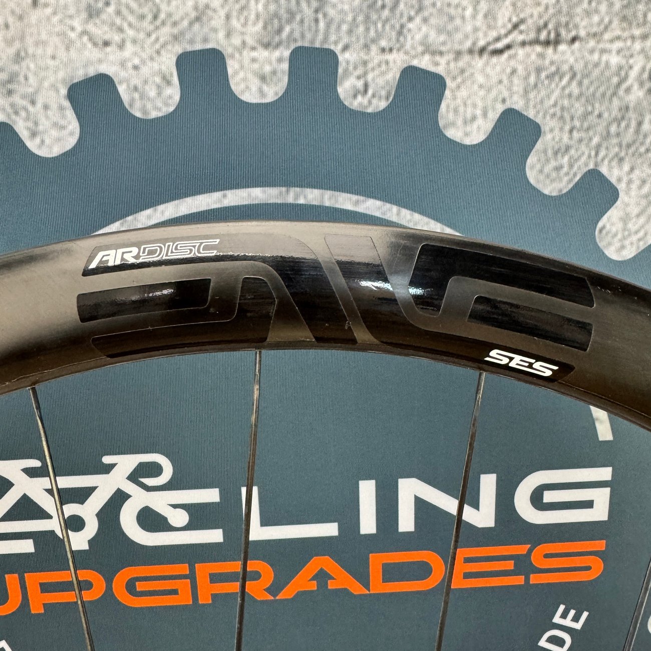 Low Mile! Enve SES 3.4 AR Carbon Tubeless Disc Front Wheel 700c 685g