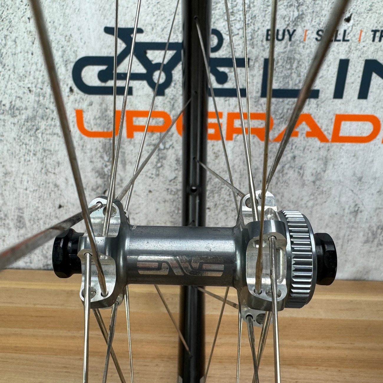 Low Mile! Enve SES 4.5 Pro Innerdrive Carbon Tubeless Wheelset 1295g Silver Decals