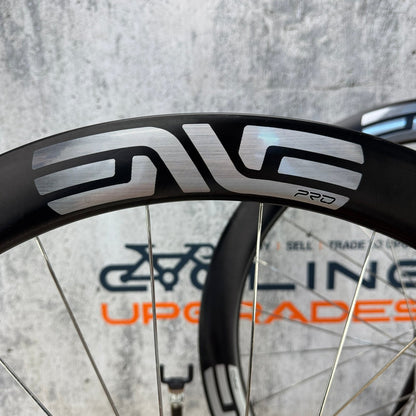 Low Mile! Enve SES 4.5 Pro Innerdrive Carbon Tubeless Wheelset 1295g Silver Decals