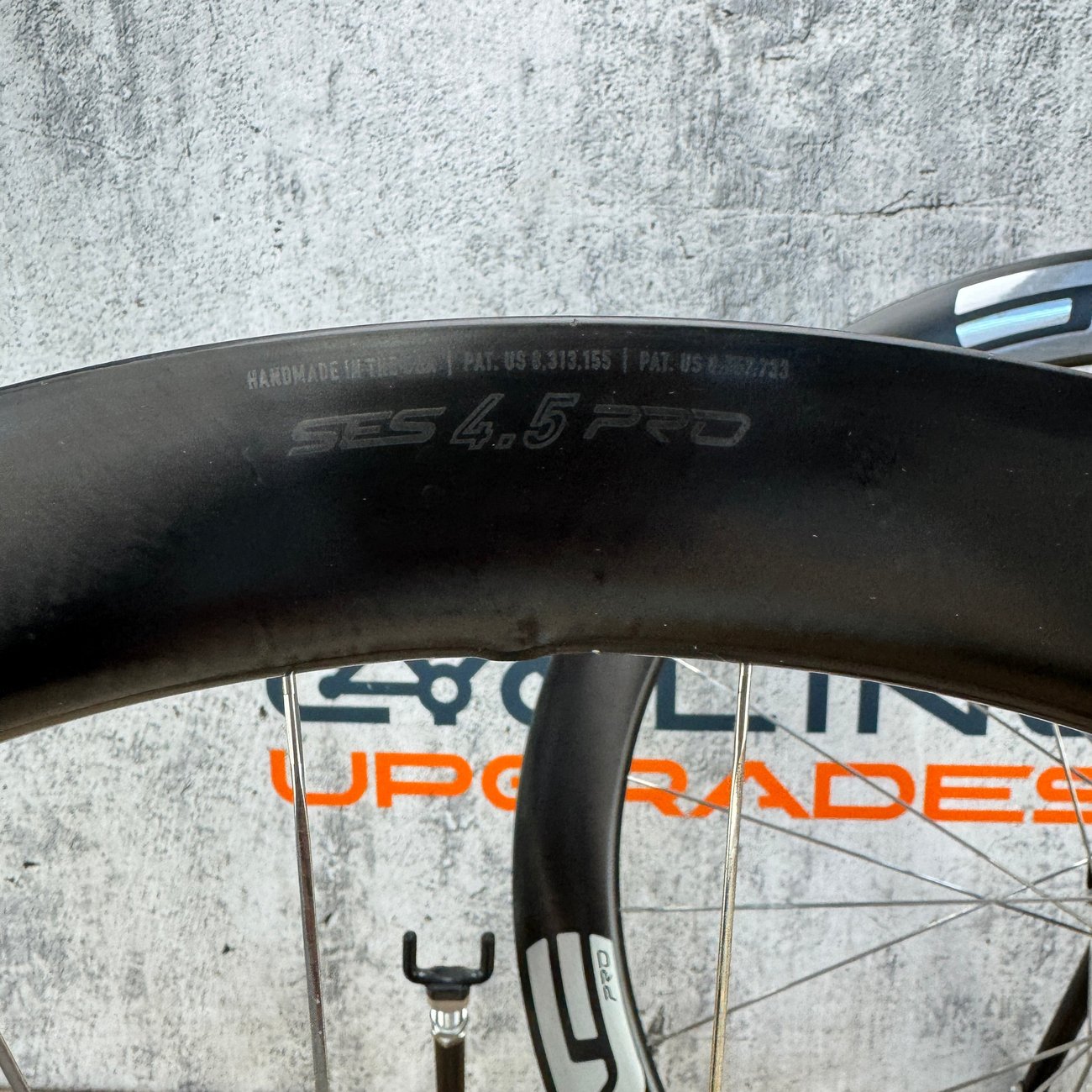 Low Mile! Enve SES 4.5 Pro Innerdrive Carbon Tubeless Wheelset 1295g Silver Decals