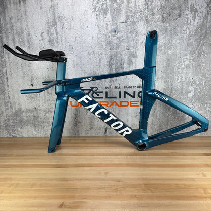 Low Mile! Factor Hanzo Medium Carbon TT/Triathlon Disc Frameset 700c 3458g