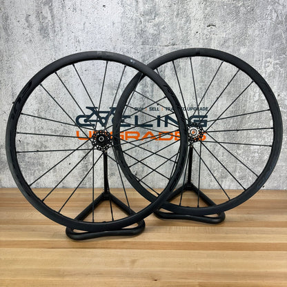 Low Mile! Fulcrum Racing Zero CMPTZN DB Alloy Tubeless Disc Wheelset 700c 1612g