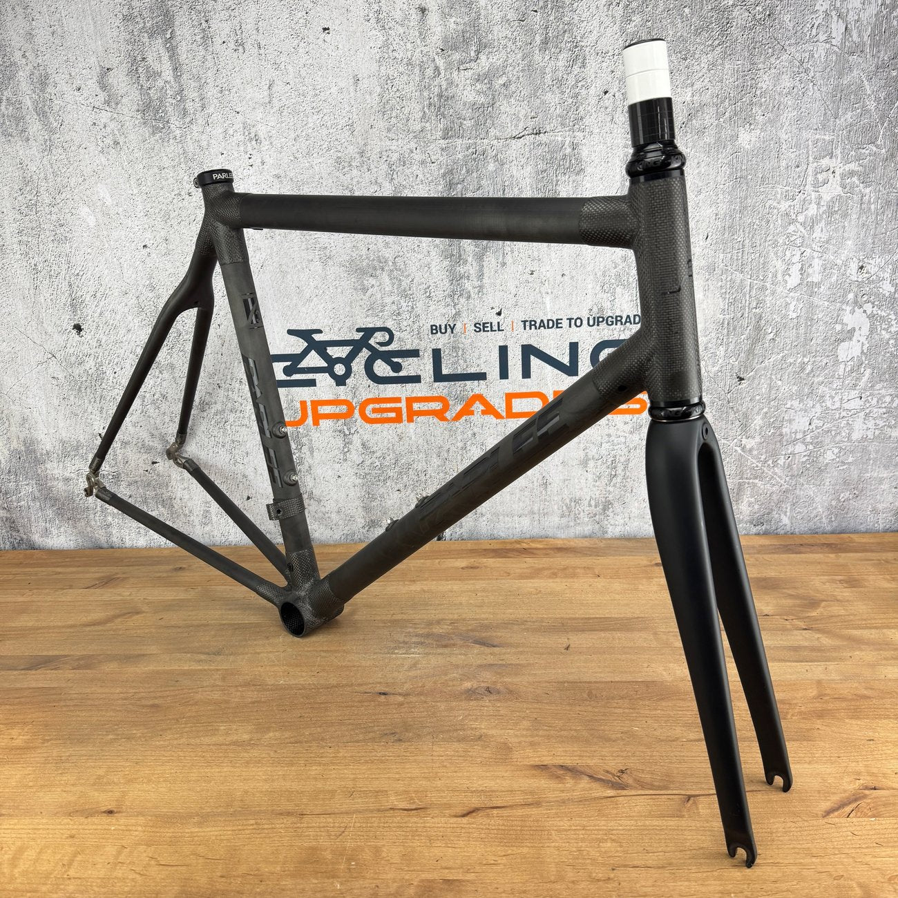 Low Mile! Parlee Z3 XL 58.5cm Rim Brake Carbon Frameset 700c 1687g for Di2 AXS EPS
