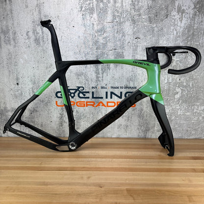 Low Mile! Pinarello Grevil F 60cm Carbon Disc Gravel Frameset 700c 2739g