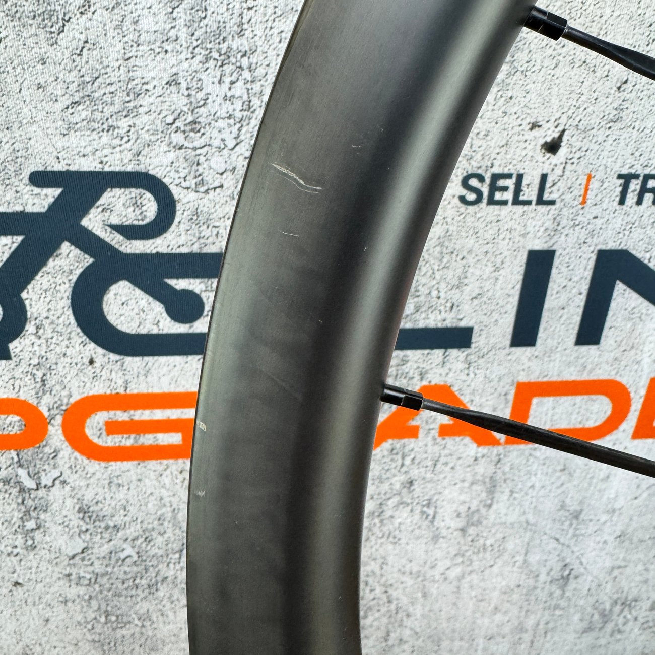 Low Mile! Polymer Venture 38 Carbon Tubeless Hookless Disc Wheelset 700c 1405g