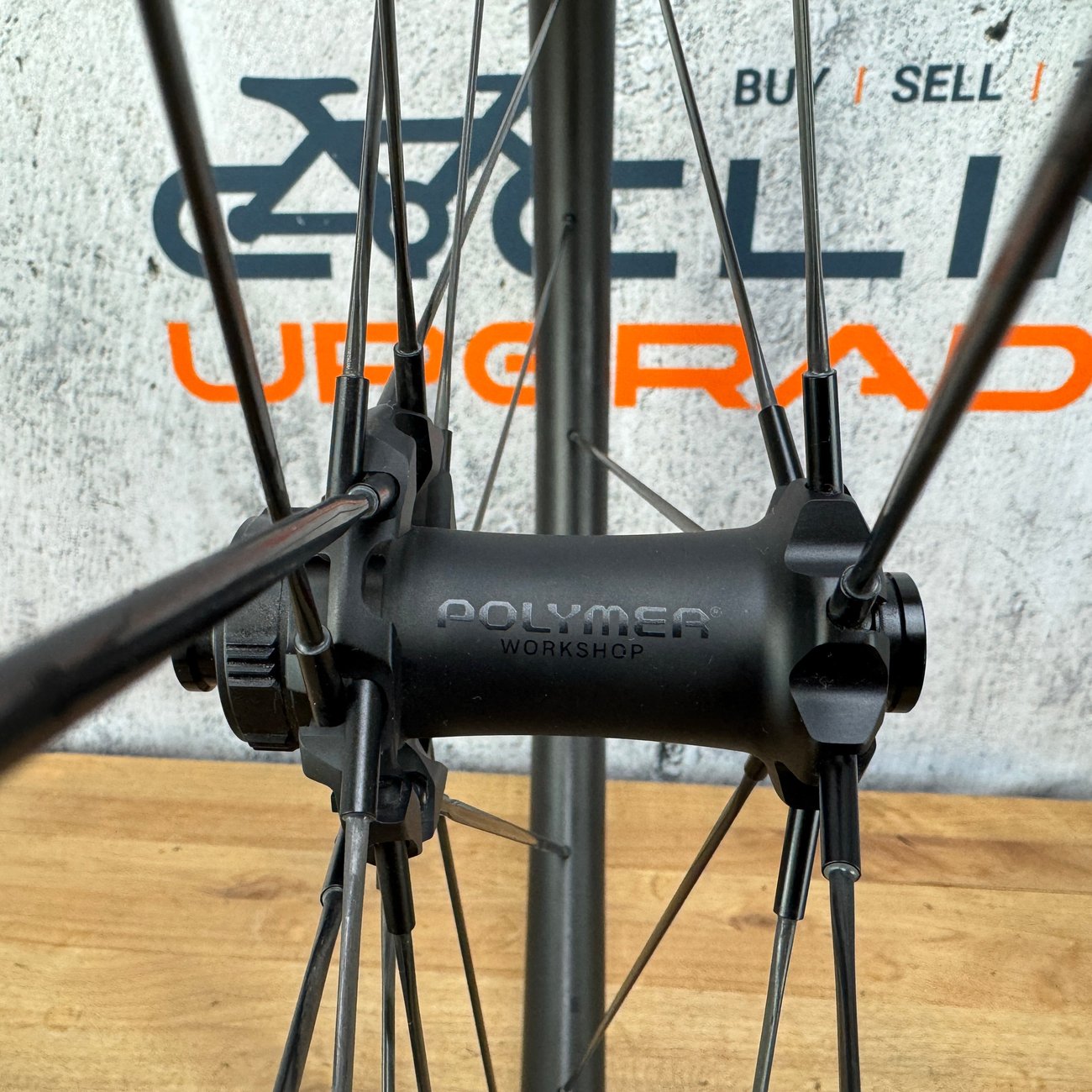 Low Mile! Polymer Venture 38 Carbon Tubeless Hookless Disc Wheelset 700c 1405g