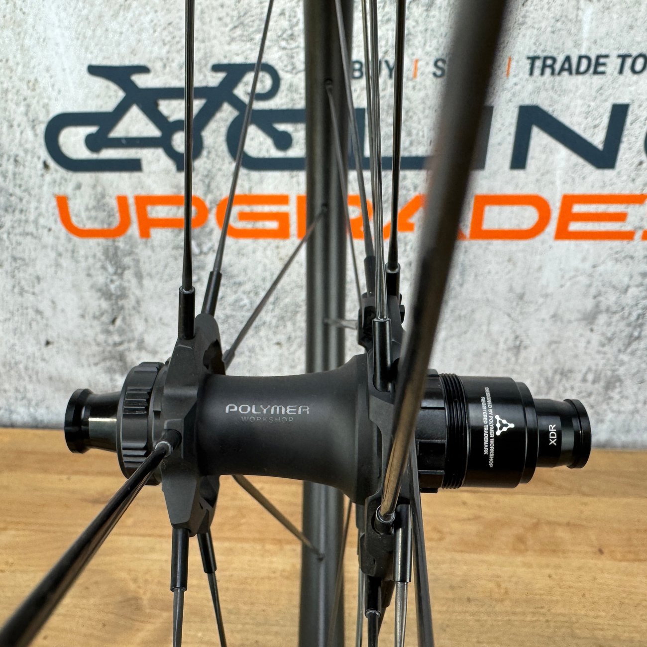 Low Mile! Polymer Venture 38 Carbon Tubeless Hookless Disc Wheelset 700c 1405g
