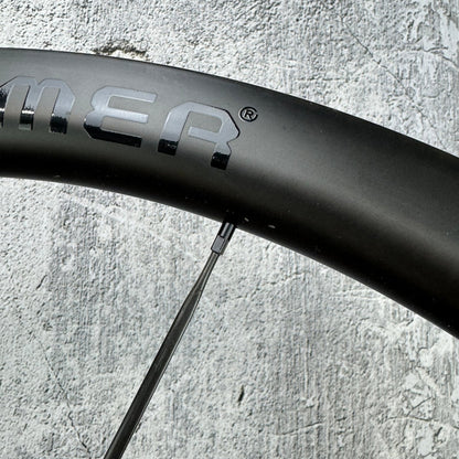 Low Mile! Polymer Venture 38 Carbon Tubeless Hookless Disc Wheelset 700c 1405g