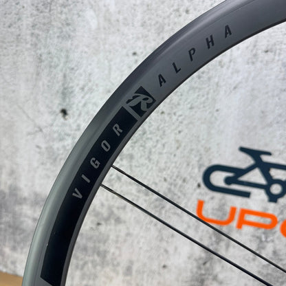 Low Mile! Rolf Prima Vigor Alpha Stealth Alloy Tubeless Wheelset 700c Rim Brake