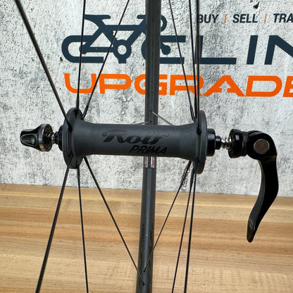 Low Mile! Rolf Prima Vigor Alpha Stealth Alloy Tubeless Wheelset 700c Rim Brake