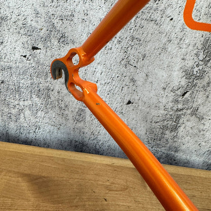 Serotta Fierte 58cm Rim Brake Columbus Steel Frameset 700c Reynolds Carbon Fork