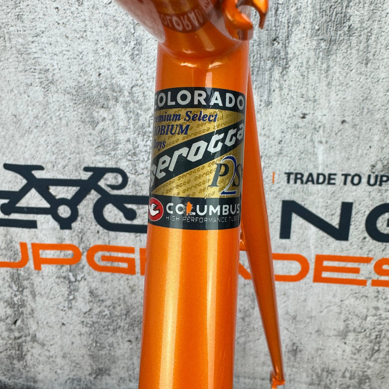 Serotta Fierte 58cm Rim Brake Columbus Steel Frameset 700c Reynolds Carbon Fork
