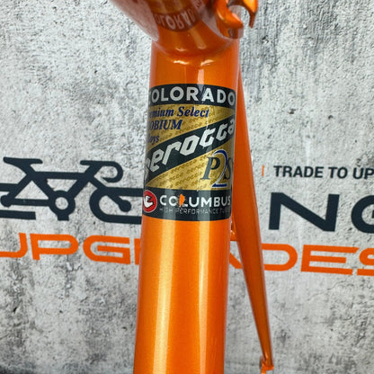 Serotta Fierte 58cm Rim Brake Columbus Steel Frameset 700c Reynolds Carbon Fork