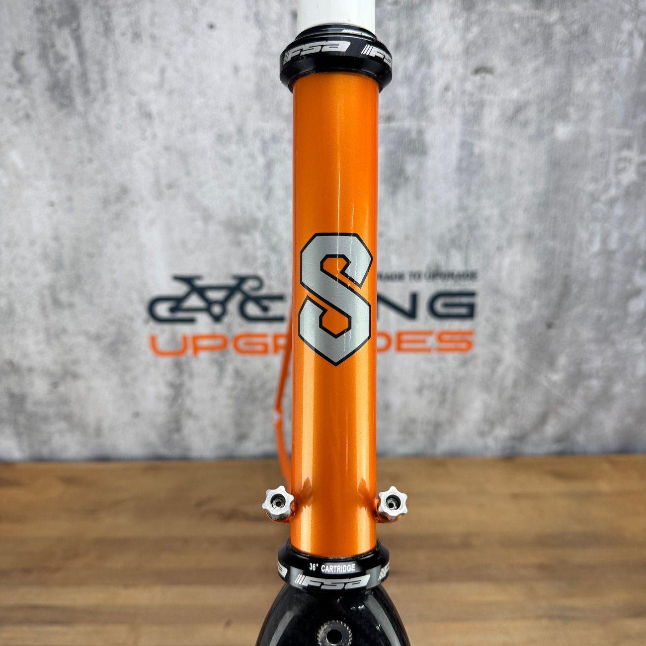 Serotta Fierte 58cm Rim Brake Columbus Steel Frameset 700c Reynolds Carbon Fork