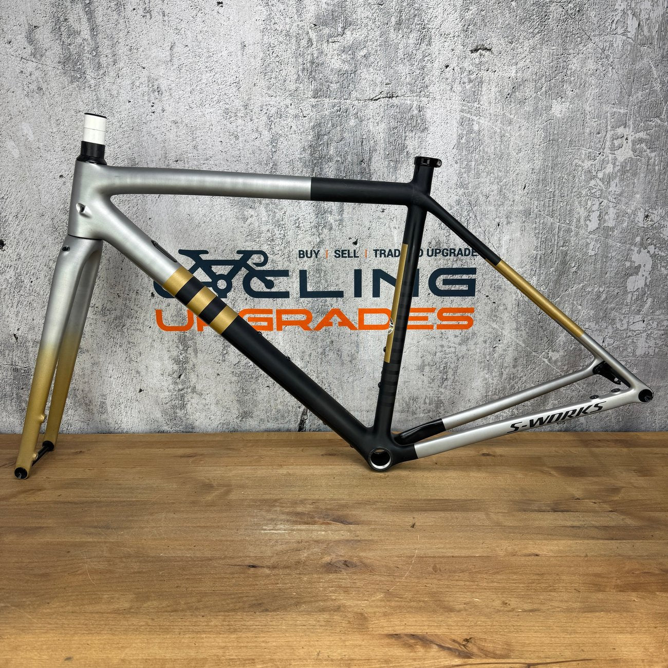 Low Mile! Specialized S-Works Crux 52cm Carbon Gravel Disc Frameset 700c 1318g