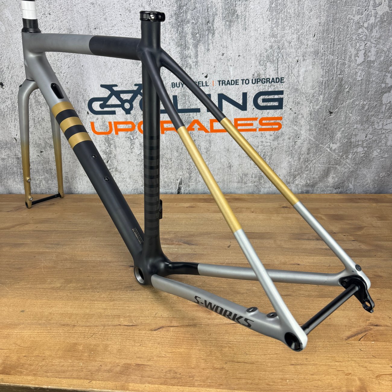 Low Mile! Specialized S-Works Crux 52cm Carbon Gravel Disc Frameset 700c 1318g