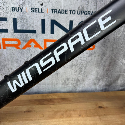 Low Mile! Winspace Agile XL 57.5cm Carbon Disc Brake Frameset 700c 2306g