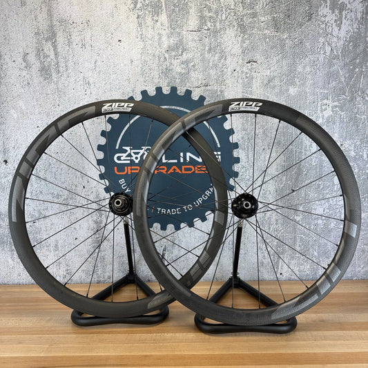 Low Mile! Zipp 303 Firecrest Carbon Hookless Tubeless Chris King R45D Wheelset
