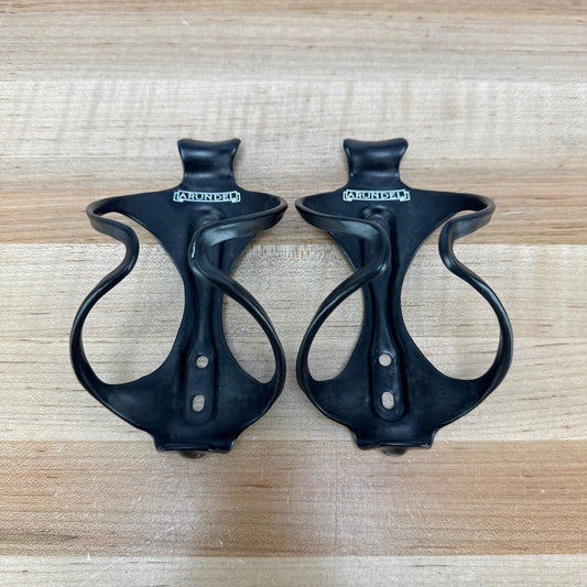 Low Mile! Arundel Mandible UD Matte Carbon Pair Bike Water Bottle Cages 61g