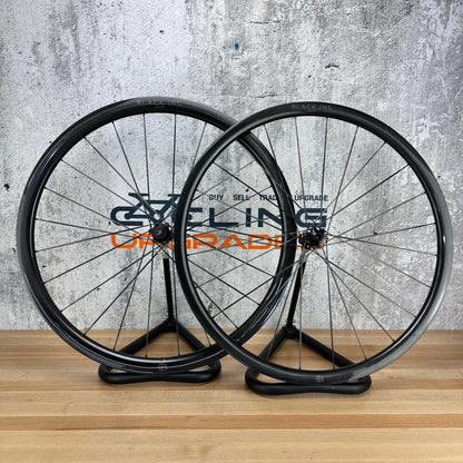 Low Mile! Black Inc 28/33 Carbon Tubeless Road Bike Wheelset 700c 1129g