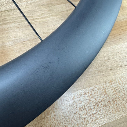 Low Mile! Black Inc Sixty Carbon Tubeless Disc Road Bike Wheelset 700c 1613g