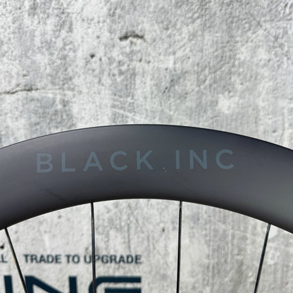 Low Mile! Black Inc Sixty Carbon Tubeless Disc Road Bike Wheelset 700c 1613g