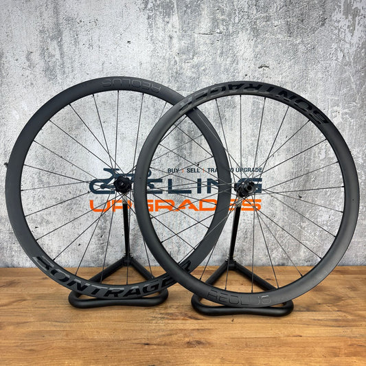 Low Mile! Bontrager Aeolus Pro 37 TLR Carbon Disc Brake Tubeless 700c Wheelset