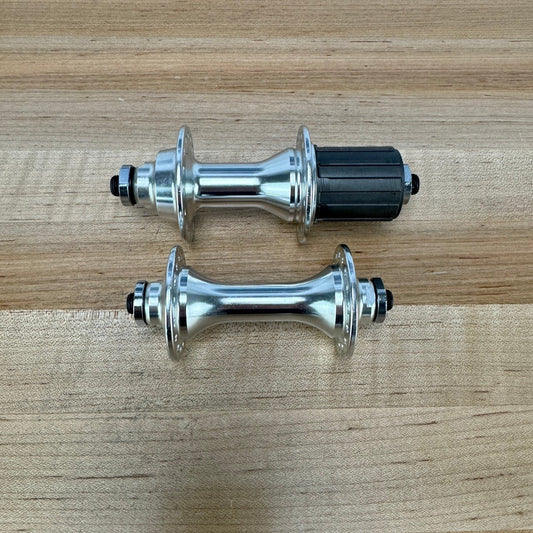 Low Mile! Campagnolo C-Record 32 Hole Front and Rear Bike Hubs 526g