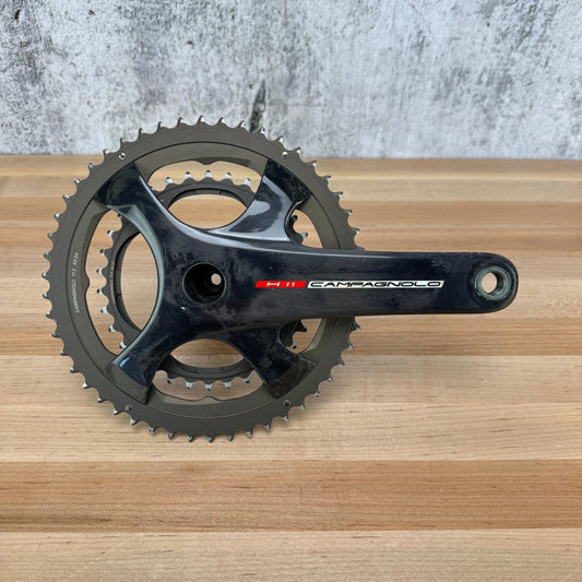 Low Mile! Campagnolo Super Record H11 50/34t 172.5 Length Carbon Crankset 633g