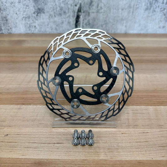 Low Mile! Carbon-Ti X-Rotor SteelCarbon 3 6-Bolt 140mm Disc Brake Rotors 141g