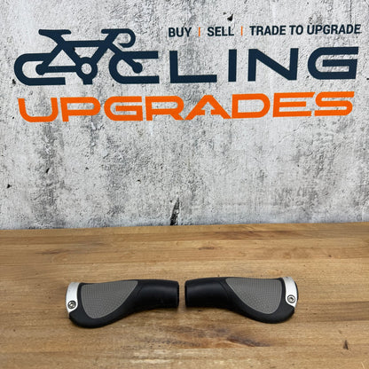 Low Mile! Ergon GP1 Lock-on Flat Bar Handlebar Bike Grips 201g